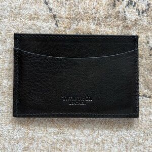 Tiffany & Co. Elegant Black Card Holder